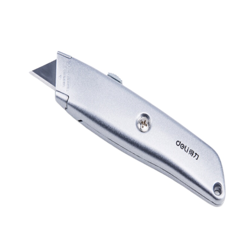 得力 铝合金T型刀片美工刀 装修工具刀 银色 2100