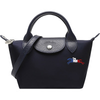 珑骧 LONGCHAMP 女士LE PLIAGE系列迷你款 织物短柄手提单肩斜挎包饺子包1500 HXG