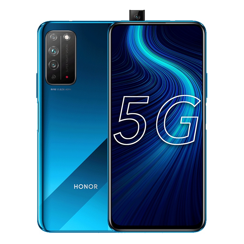 荣耀X10 双模九频5G 90Hz全速屏 4000万RYYB高感光摄影 6GB+128GB 竞速蓝 全网通5G智能手机