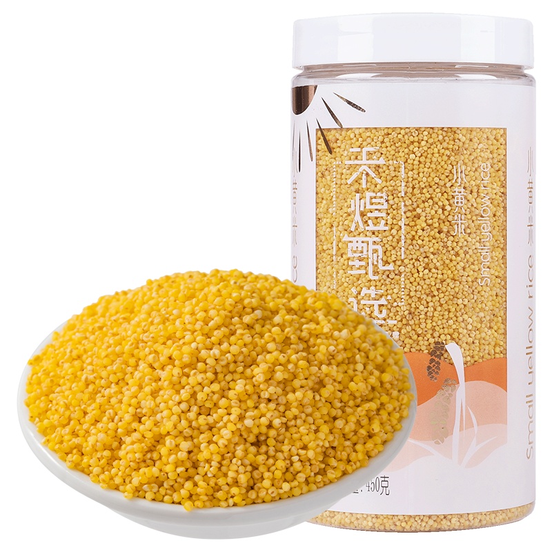 禾煜 甄选黄小米 450g(小黄米五谷杂粮东北粗粮月子米红谷小米粥)