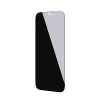 小雷先生苹果12防窥钢化膜两片装适用iPhone12/12pro蓝光全屏覆盖防摔手机贴膜抗指纹超薄保护偷看全包边玻璃
