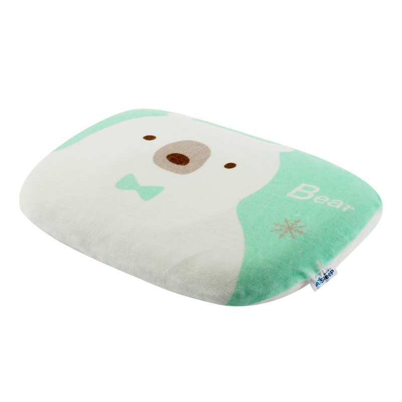 睡眠博士(AiSleep) 大白熊儿童乳胶枕 护颈安睡乳胶枕头 防偏头枕