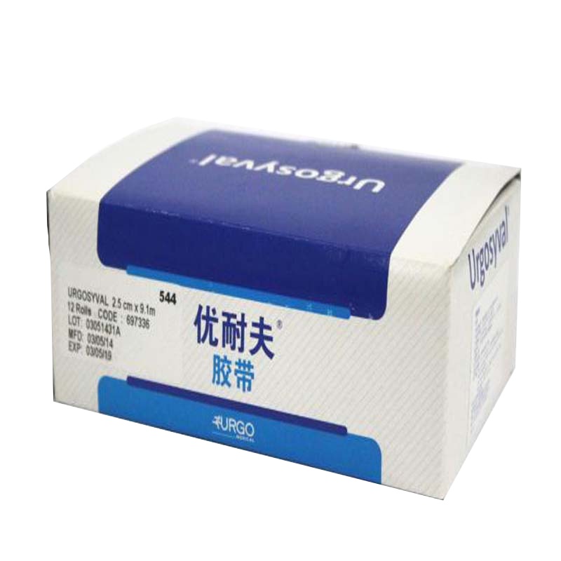 法国优耐夫Urgosyval塔夫绸医用胶带1.25cmx9.1m透气低过敏高质量