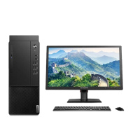 联想启天M435 商用台式电脑 21.5寸显示器 i3-10100 4G 256SSD LINUX 定制