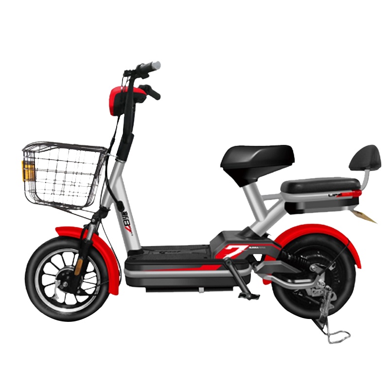 新日电动车 新国标 V舞 电动自行车 钛金/星雨亮白