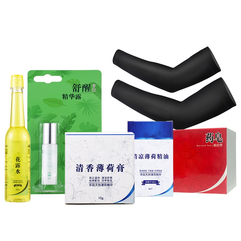 防暑冰点套装 LM20-5206 花露水喷雾祛痱止痒驱蚊防蚊叮清凉套装 (套)