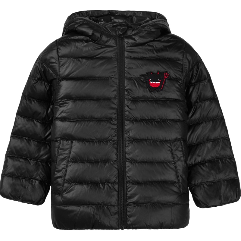 波司登童装小恐龙羽绒外套小恶魔趣味贴标儿童羽绒服