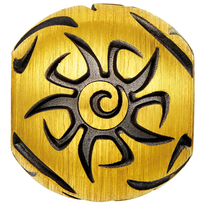 周大福日月星云电行者男士转运珠黄金坠R多款