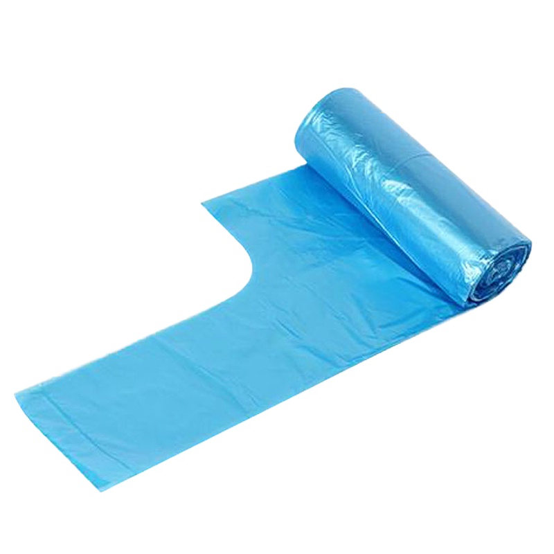 企购优品利得垃圾分类可回收物50*60*100只背心垃圾袋 蓝色