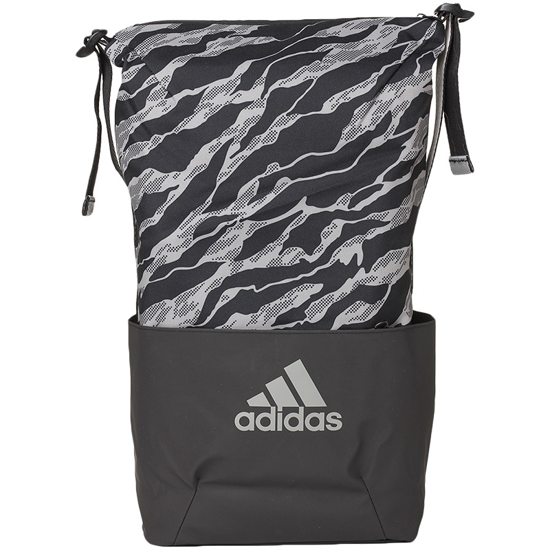 【自营】adidas阿迪达斯男子女子双肩包休闲运动配件DM2791 DM2791黑+中麻灰+纯质灰