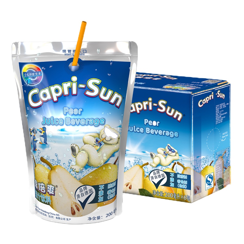 果倍爽梨汁饮料200ml*6