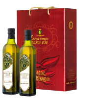 丽兹(LIZZI) 特级初榨橄榄油礼盒 500ml*2 西班牙原瓶原装进口