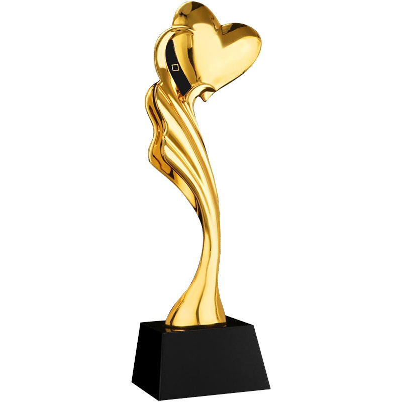 引领全球奖杯 XTL726 镀金奖杯定制logo(20个起订)