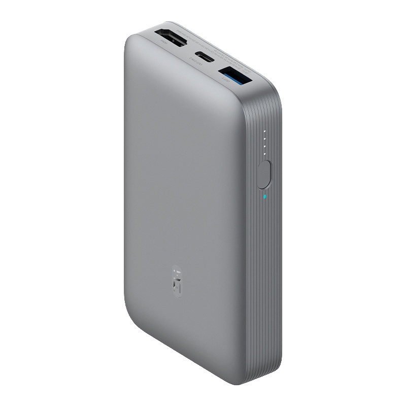 ZMI紫米 10000mAh移动电源多功能充电宝50w笔记本HDMI投影仪电视HUB功能适用于苹果iPhone 12快充