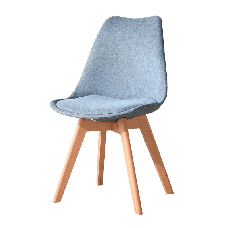 实木书桌ins椅子靠背现代家用餐椅北欧办公伊姆斯椅简约化妆凳子