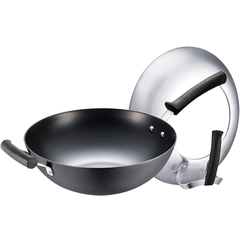 苏泊尔(SUPOR)炒锅 臻铁不易锈健康铁锅 家用炒锅炒菜锅32cm电磁炉明火燃气通用锅具 FC32Z1