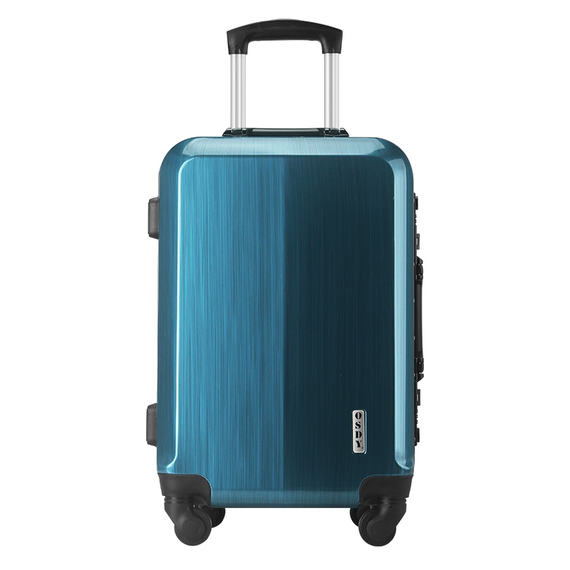 OSDY镜面拉丝铝框拉杆箱男女20寸登机箱万向轮行李箱旅行箱托运箱 K330