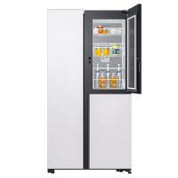 三星(SAMSUNG)RH62A50E71L/SC 648L大容量奕频风冷无霜 玻璃T型蝶门对开门电冰箱 极地白