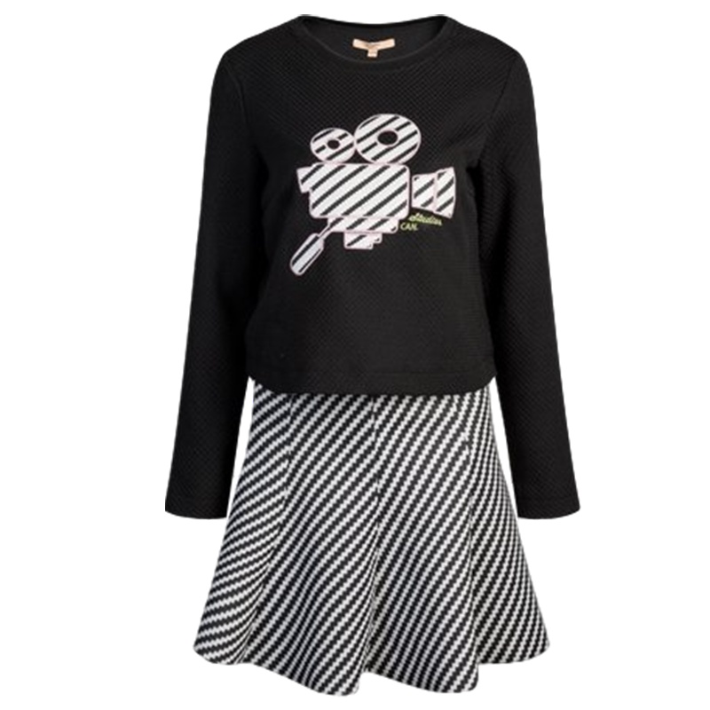 【福利款】拉夏贝尔针织衫半身裙套装