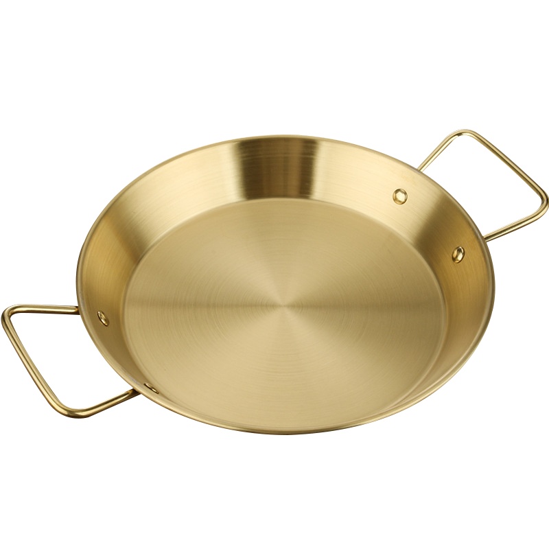 是尚 不锈钢双耳平底锅
