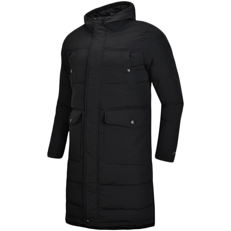 李宁BAD FIVE篮球系列男子连帽白鸭绒