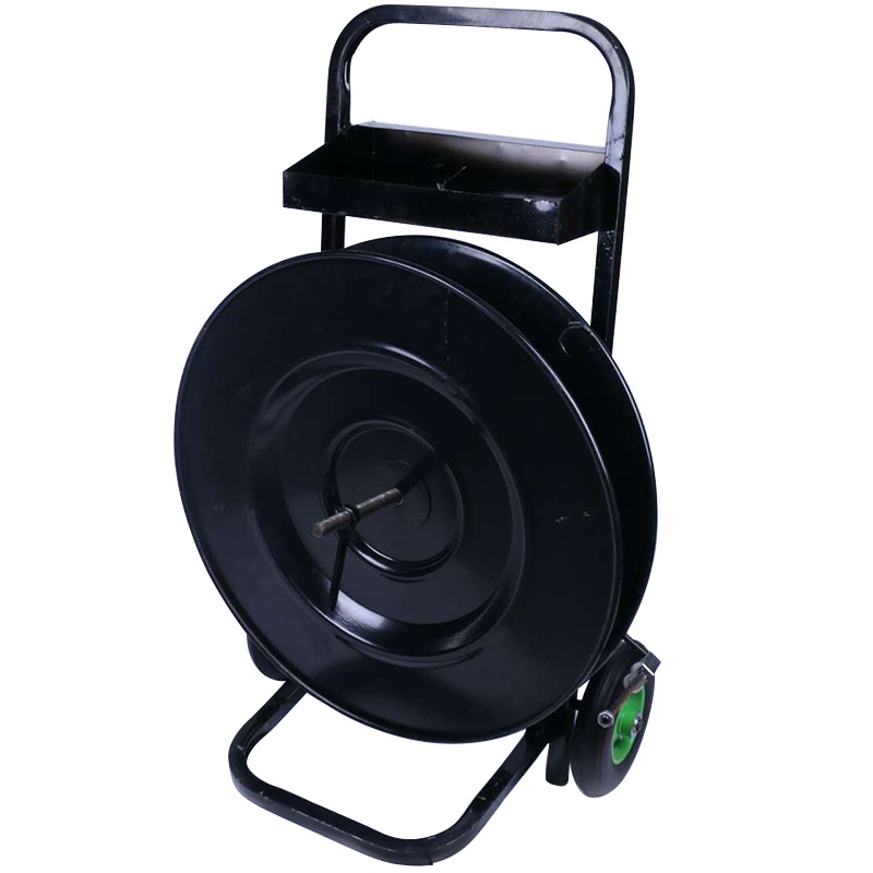 规格[铁皮镀锌带]塑钢带盘车铁皮纤维打包辅助带圆盘车手动推拉车