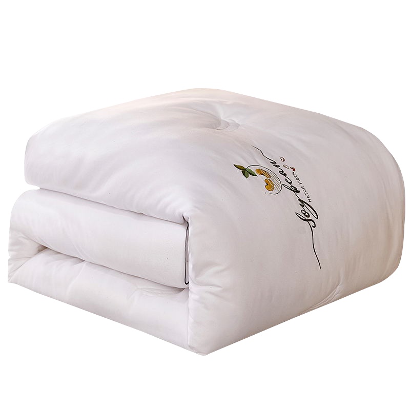 安居先森抗菌摩卡芙牛奶大豆纤维被加厚冬款 D2116