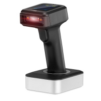 科密 YC300D 无线/蓝牙扫描枪 带屏幕一二维码条码枪 收银盘点 扫码枪 标配底座