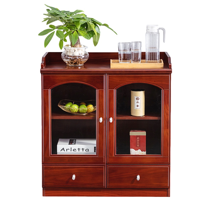 创世人 办公家具办公室油漆茶水柜会议接待室置物柜餐边柜收纳柜2门2抽