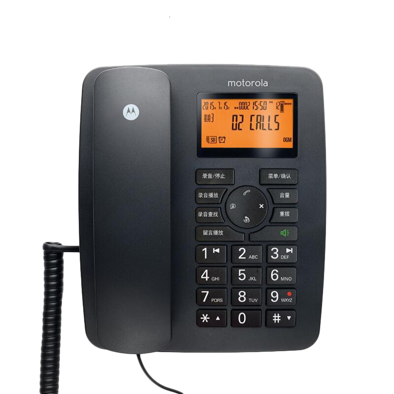 摩托罗拉 CT111C 有绳电话机 黑色