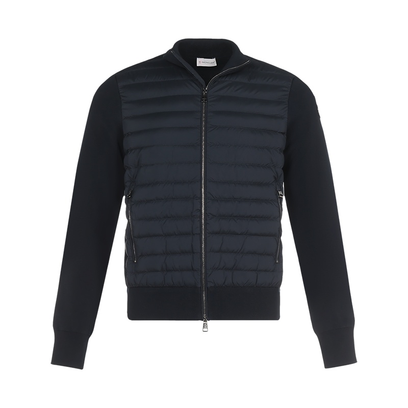 MONCLER 盟可睐 男士 聚酰胺/棉修身版鹅绒薄款夹克羽绒服9B50600 V9100