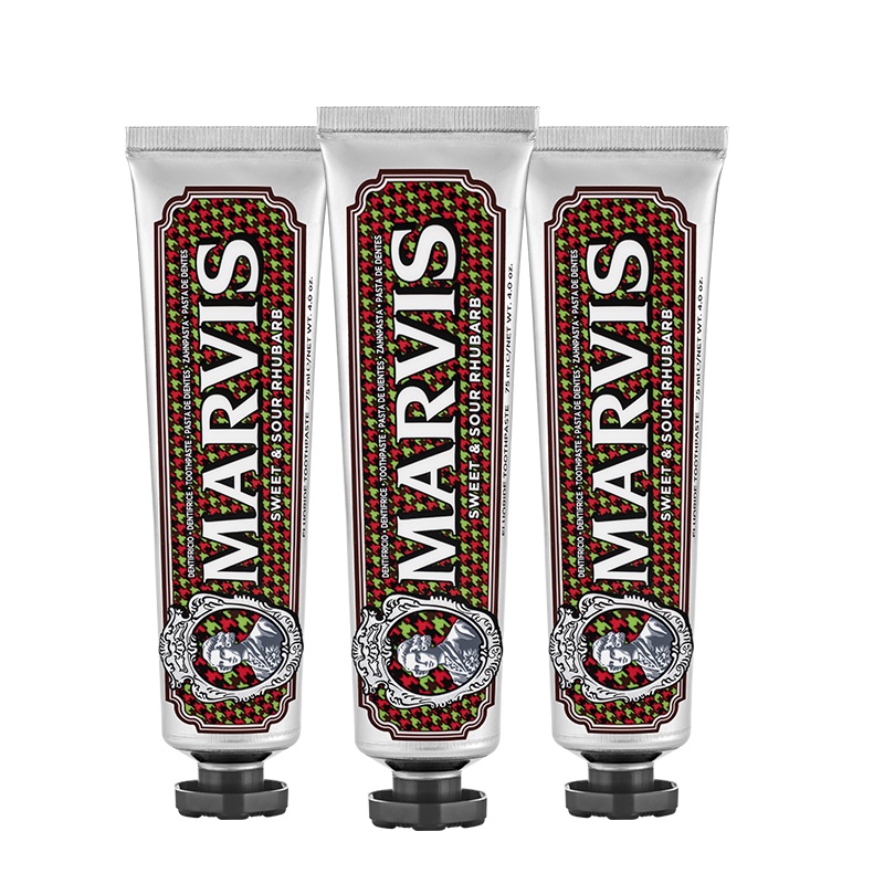 MARVIS玛尔仕清甜琥珀牙膏75ml+75ml+75ml
