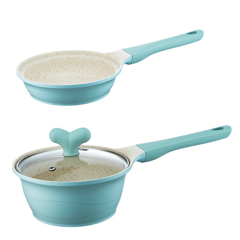 爱仕达(ASD) 套装锅 PL02S2WG-B 哆可滋·辅食套装锅