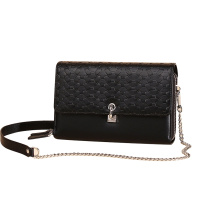 2021新款女包包都市简约潮流编织纹锁扣链条小方包女士斜跨单肩包
