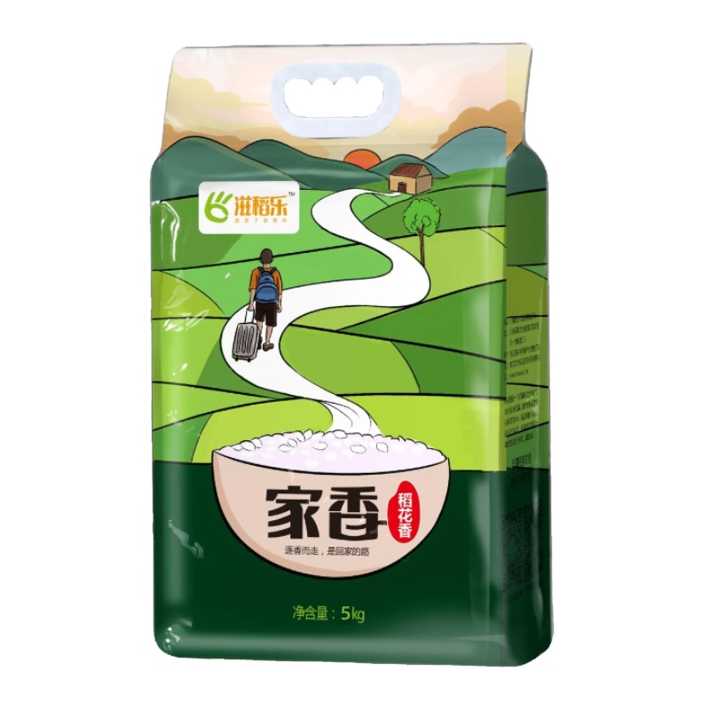 滋稻乐家香稻花香粳米真空装5KG