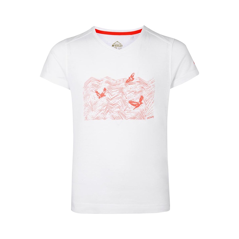 McKINLEY 源自欧洲 2020新款 Zorra gls IAP 女童运动休闲短袖T恤 308673-900001