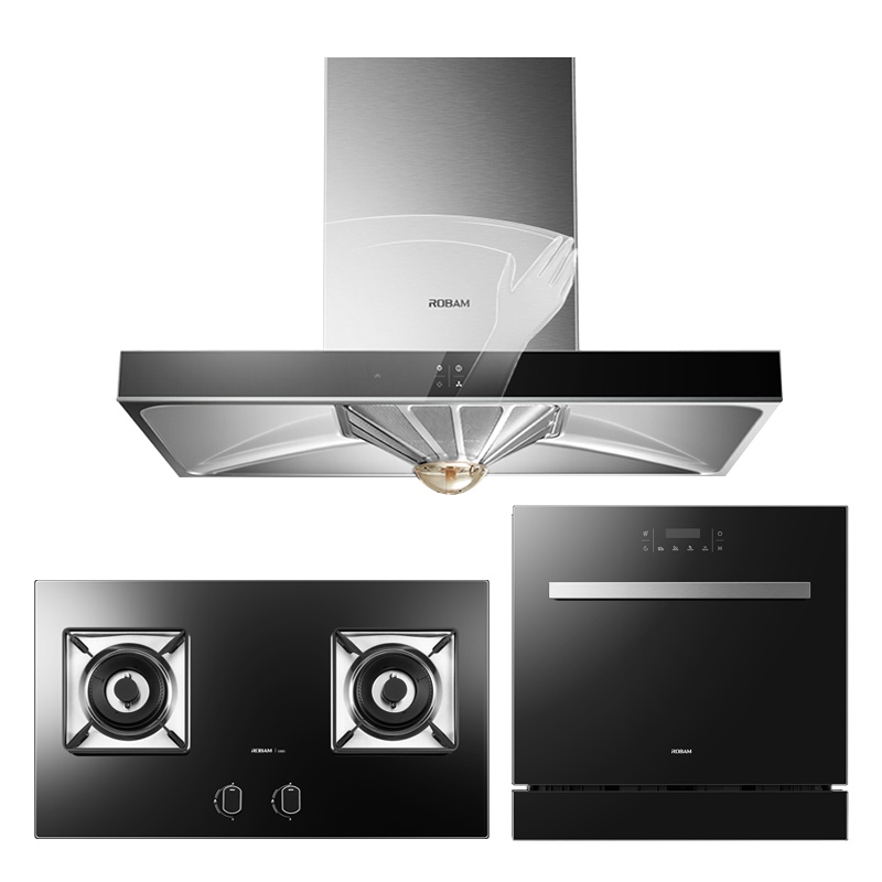 老板(ROBAM)油烟机灶具洗碗机厨电套装67X2H+56B0+WB773X天然气欧式烟灶洗套餐