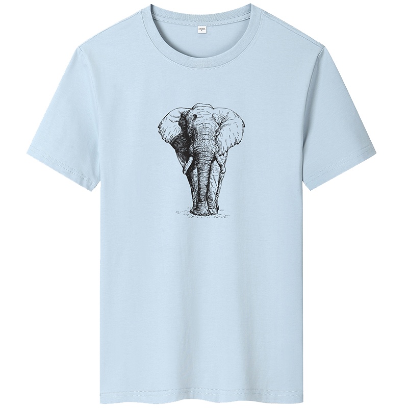 富贵鸟夏季纯棉短袖t恤男ins潮牌潮流圆领学生青少年情侣宽松半袖丅上衣