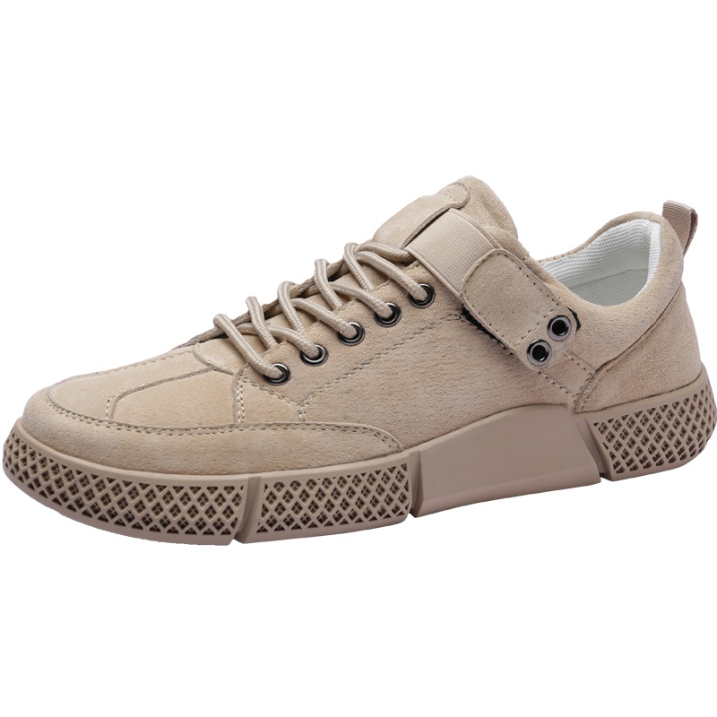 公牛世家(G.N.Shi Jia)男士运动休闲鞋猪皮透气耐磨潮鞋学生跑步跑步鞋气垫鞋GN8173