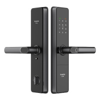 凯迪仕(Kaadas)智能锁F500曜石黑家用防盗门锁电子密码锁指纹锁防猫眼锁门卡锁WIFI直连