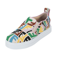 FENDI 女士织物懒人鞋休闲鞋8E8138 AE7U