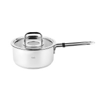德国菲仕乐/Fissler 德国原装进口 波恩16cm无盖单柄汤锅 不锈钢锅奶锅煮锅炖锅 三明治复合锅底多灶具通用