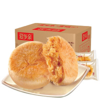 爱乡亲肉松饼原味2500g盒装早餐糕点点心食品面包饼类5斤装包装