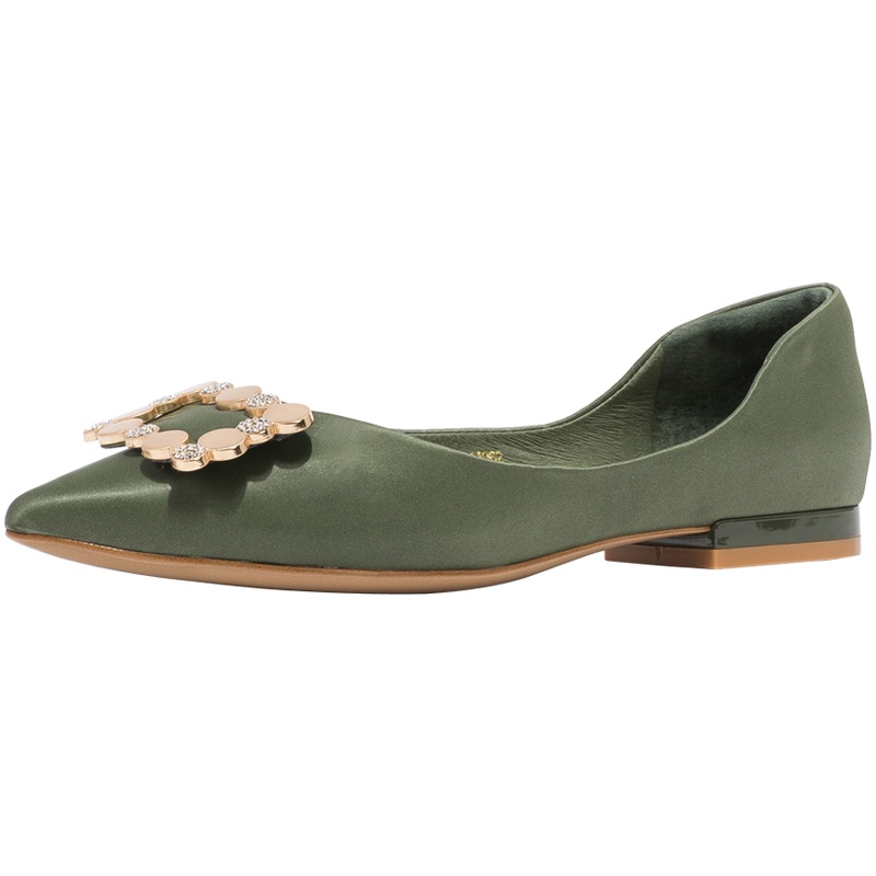 St&Sat/星期六 春季新款金属扣饰舒适女单鞋SS01111062