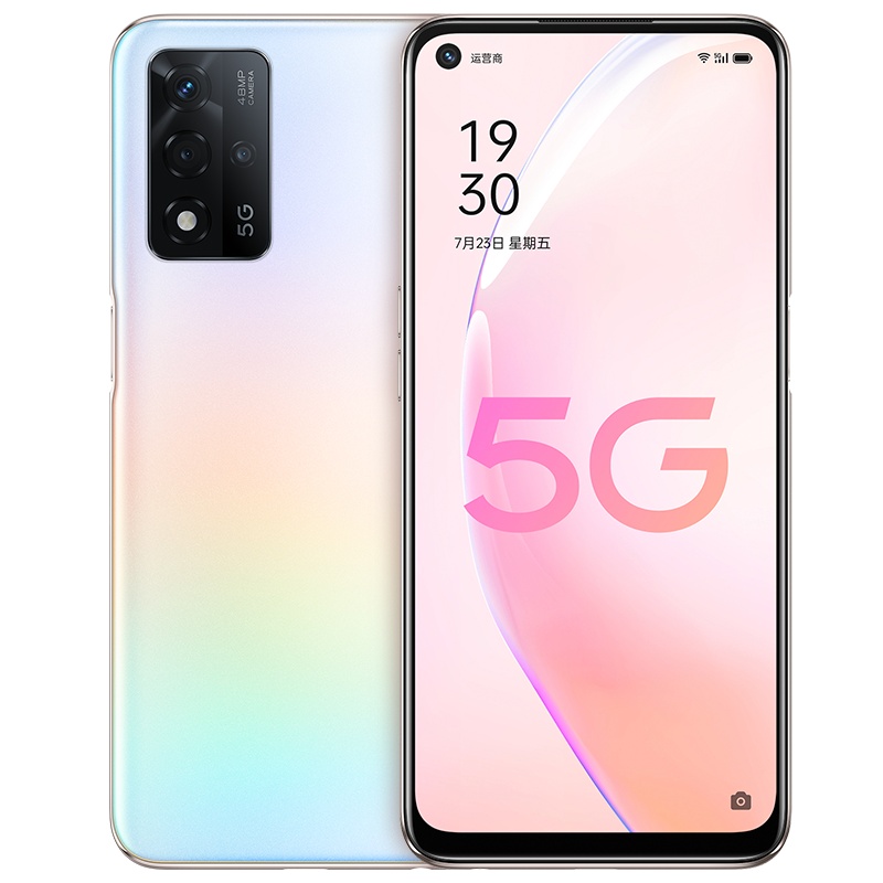 OPPO A93s 5G 白桃汽水 8GB+128GB 5G数字移动电话机 全网通