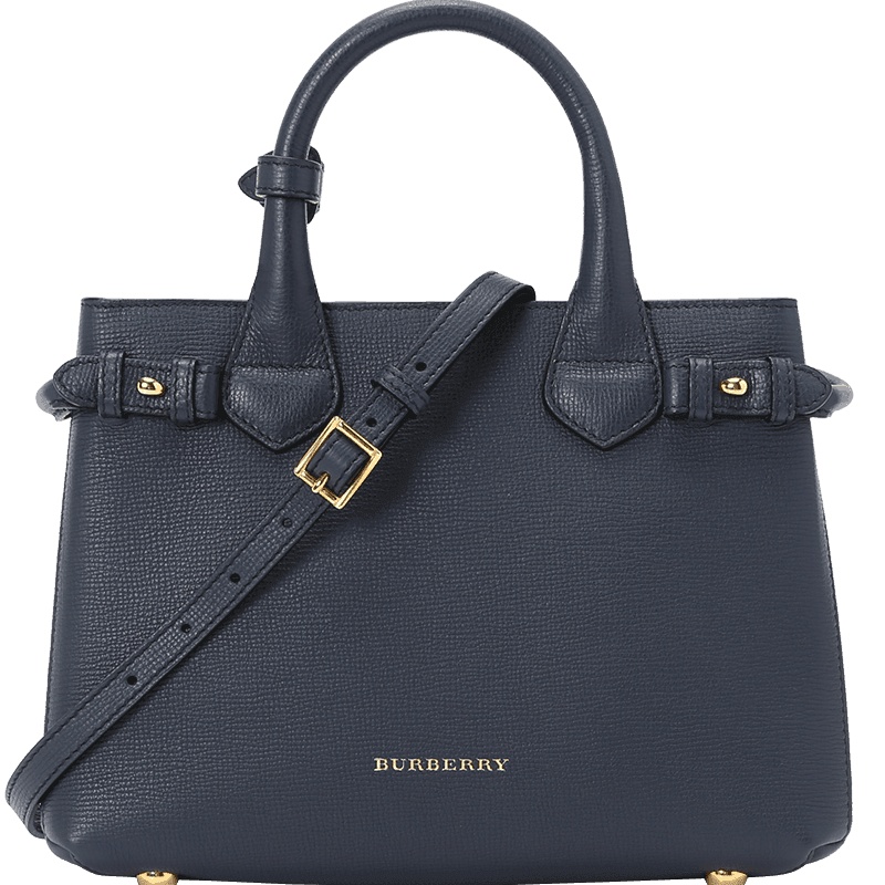 博柏利Burberry/巴宝莉 女包 HOUSE 通勤手拎包 拼皮经典格纹 单肩斜挎包 3983041