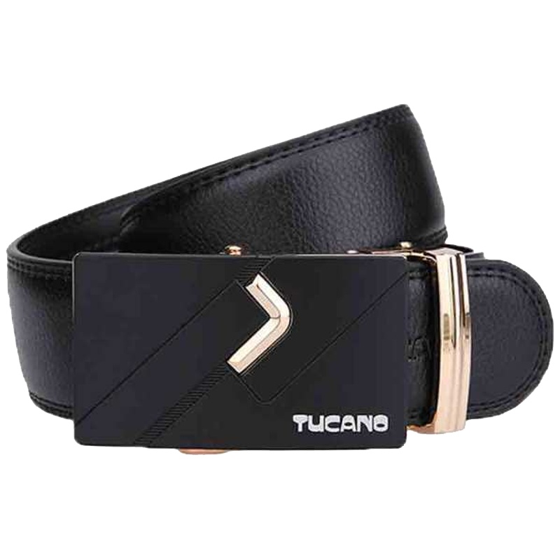 啄木鸟皮带男士青年休闲自动扣牛皮腰带商务裤带 WDE4191A-88