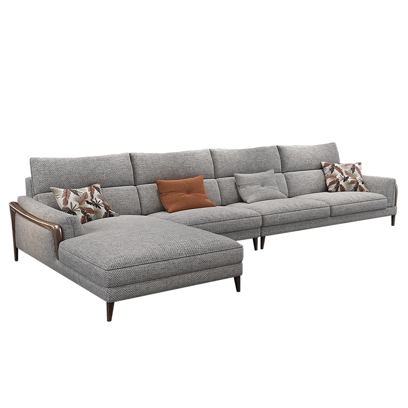 掌上明珠 布艺沙发大小户型客厅组合转角北欧简约现代经济型简欧轻奢现代SF-244