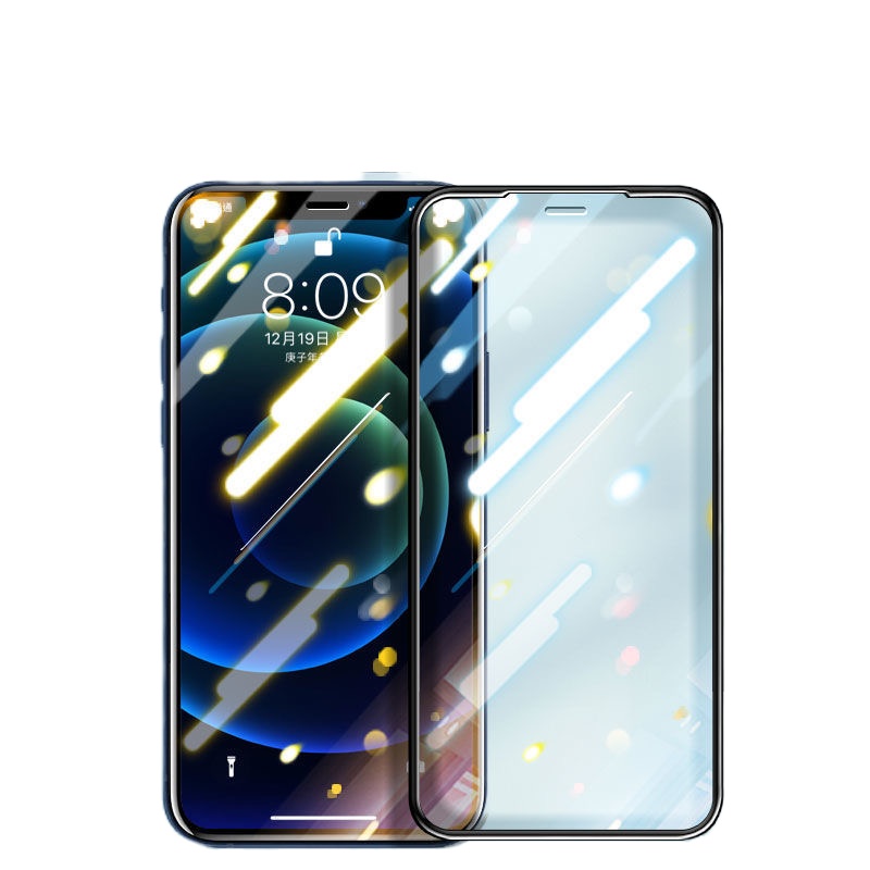 VMONN苹果iPhone13/12钢化膜X磨砂膜xr全屏护眼11pro手机膜覆盖7/8plus全包Max高清11钢化膜