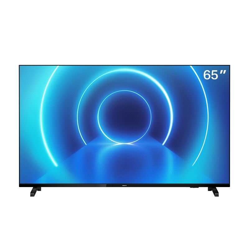 飞利浦/PHILIPS 65英寸 4K超高清全面屏防蓝光护眼网络智能液晶电视机 65PUF7255